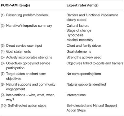 Developing a Tool to Measure Person-Centered Care in Service Planning